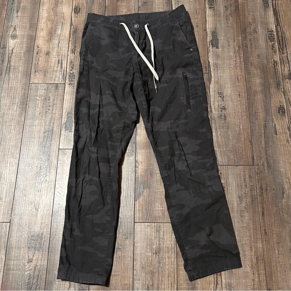Vuori Ripstop‎ Climber Grey Camo Pants Drawstring Hiking Women's Small